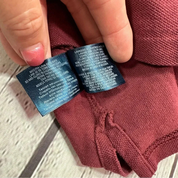 polo ralph lauren burgundy maroon polo shirt boys sz 6 texas A&M aggies - Picture 5 of 8